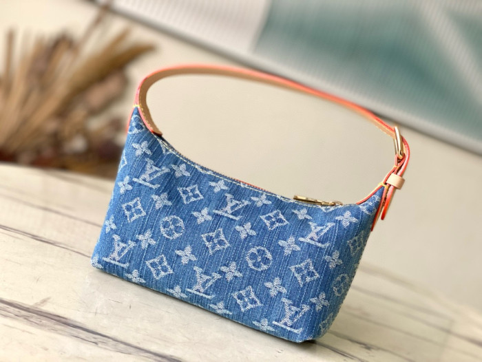 NIGO Louis Vuitton Women's Full Printed Monogram Cowboy Zip Adjustable Shoulder Strap Crossbody Bag Bags #nigo97762