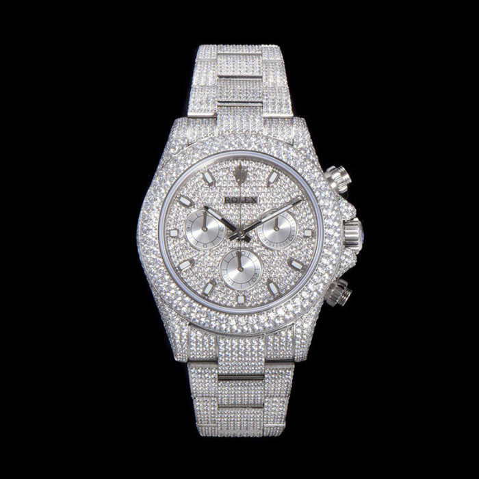 NIGO Rolex Cosmograph Stainless Steel and Diamonds Mechanical Watch #nigo97786