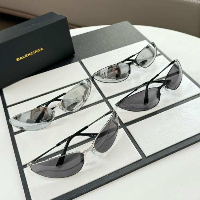 NIGO Balenciaga Men's Razor Cat Lens Logo Print Cat Eye Sunglasses Eyeglasses Glasses #nigo97776