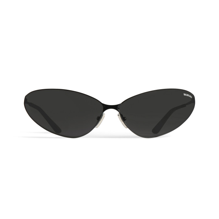NIGO Balenciaga Men's Razor Cat Lens Logo Print Cat Eye Sunglasses Eyeglasses Glasses #nigo97776