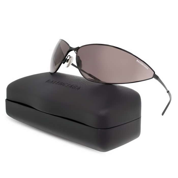 NIGO Balenciaga Men's Razor Cat Lens Logo Print Cat Eye Sunglasses Eyeglasses Glasses #nigo97776