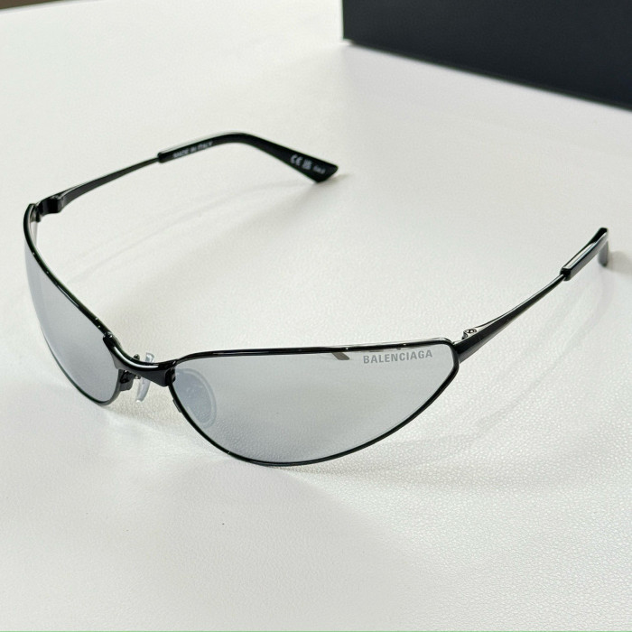 NIGO Balenciaga Men's Razor Cat Lens Logo Print Cat Eye Sunglasses Eyeglasses Glasses #nigo97776
