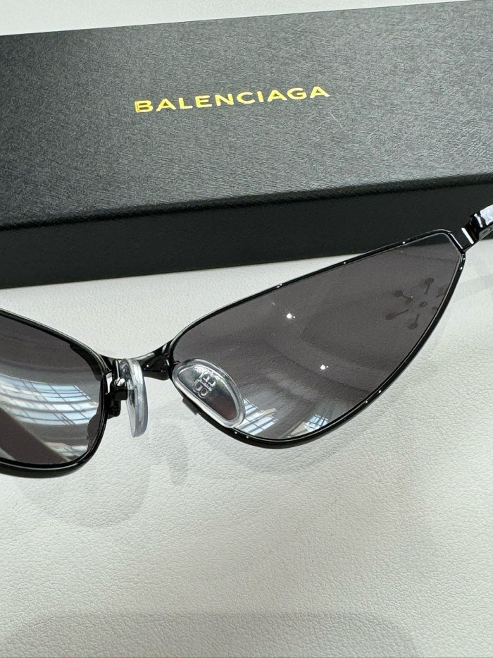 NIGO Balenciaga Men's Razor Cat Lens Logo Print Cat Eye Sunglasses Eyeglasses Glasses #nigo97776