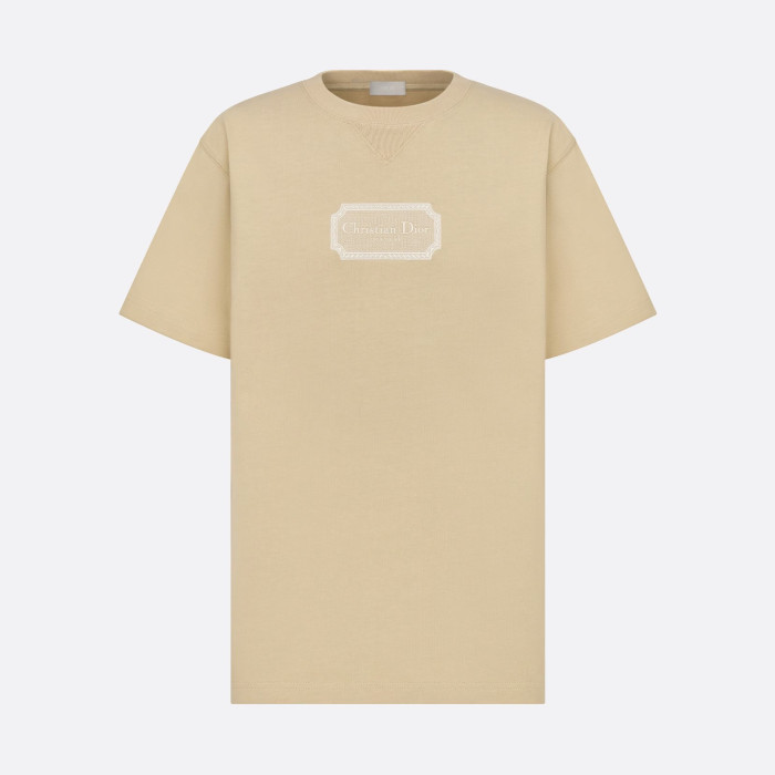 NIGO Dior Men's Summer Embroidered Logo Solid Colour Round Neck Cotton Short Sleeve T-Shirt #nigo97793