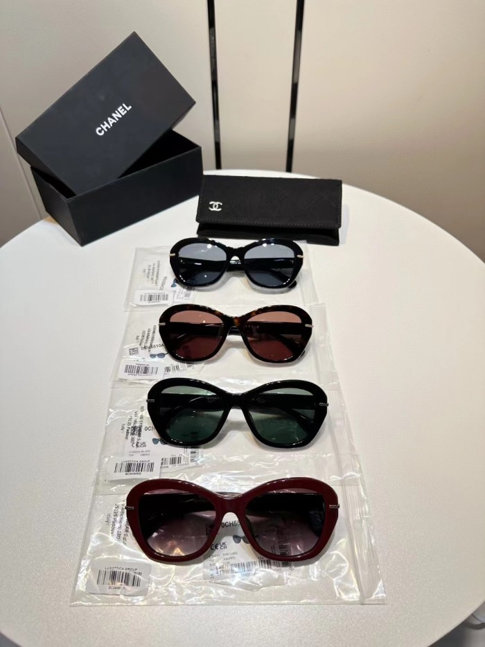 NIGO Chanel Butterfly Acetate Polarized Sunglasses 5510