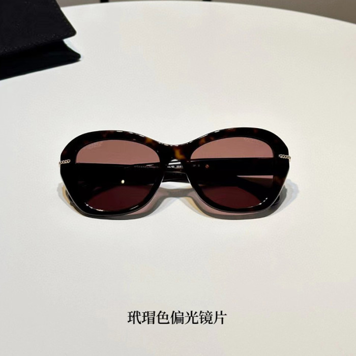 NIGO Chanel Butterfly Acetate Polarized Sunglasses 5510