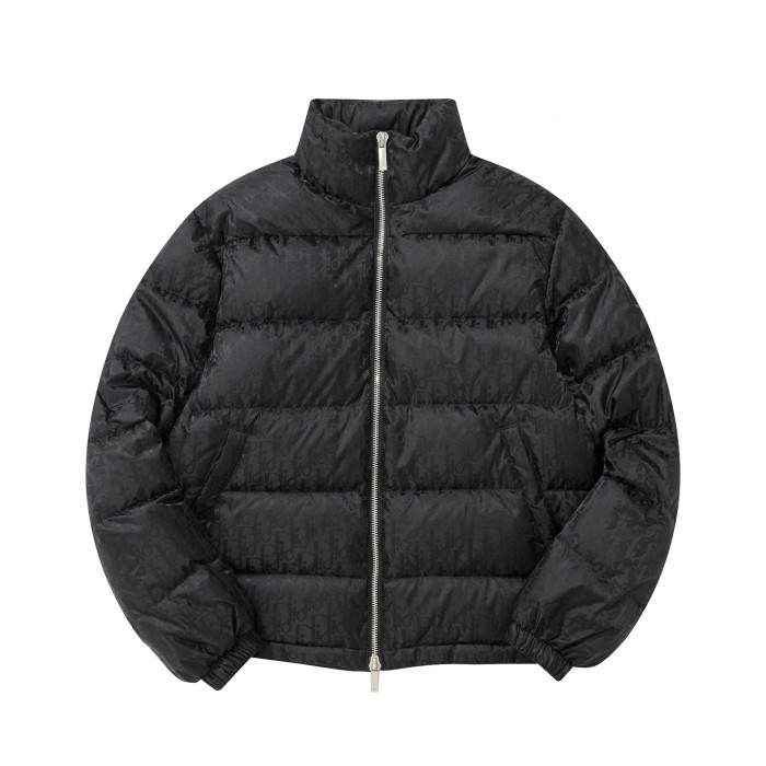 Dior Oblique Long Sleeve Zip Puffer Down Jacket #nigo96496