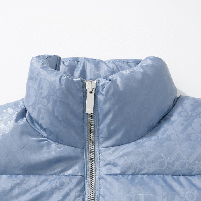 Dior Oblique Long Sleeve Zip Puffer Down Jacket #nigo96496
