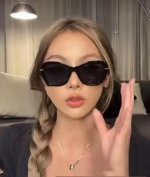 NIGO Chanel Butterfly Acetate Polarized Sunglasses 5510