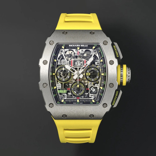 NIGO Richard Mille Men's Silicone Strap Skeleton Automatic Mechanical Watch #nigo97797