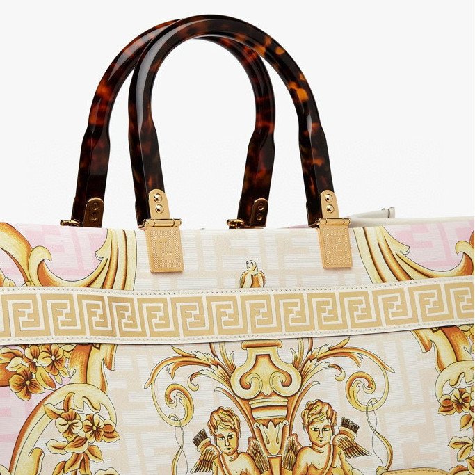 NIGO Fendi x Versace Fendace Women's Sunshine Tote Bag Shoulder Crossbody Handbag Bgas #nigo97821