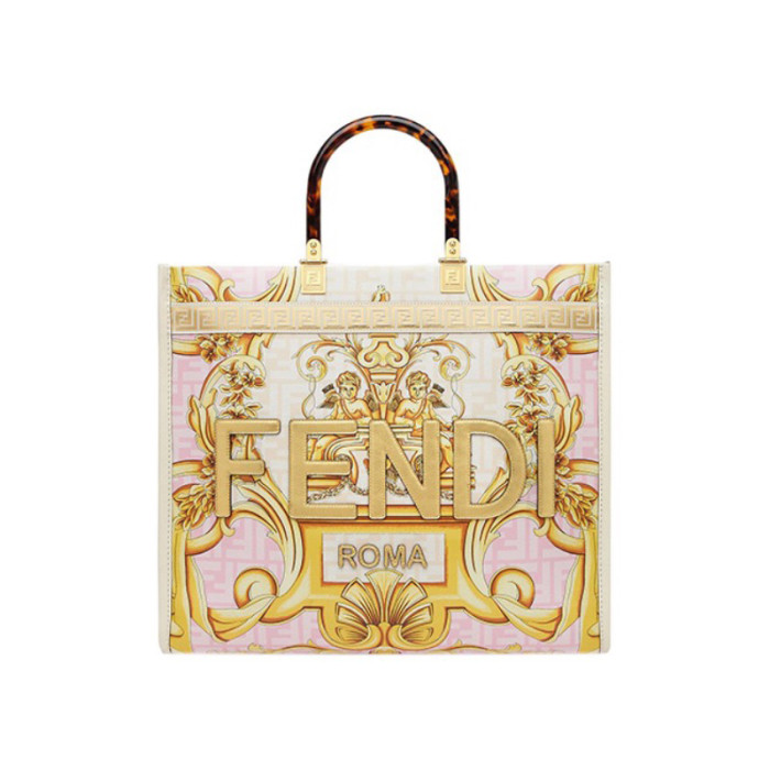 NIGO Fendi x Versace Fendace Women's Sunshine Tote Bag Shoulder Crossbody Handbag Bgas #nigo97821