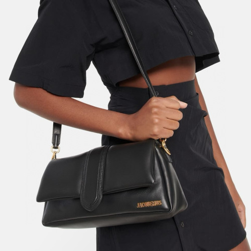 NIGO Jacquemus Women's Ladies Solid Colour Lambskin Soft Leather Shoulder Crossbody Handbag Bag Bags #nigo97825