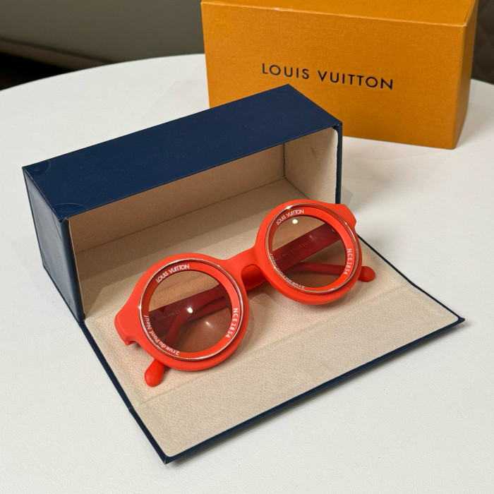 NIGO Louis Vuitton Men's Solid Color Round Sunglasses Eyewear Glasses #nigo189514