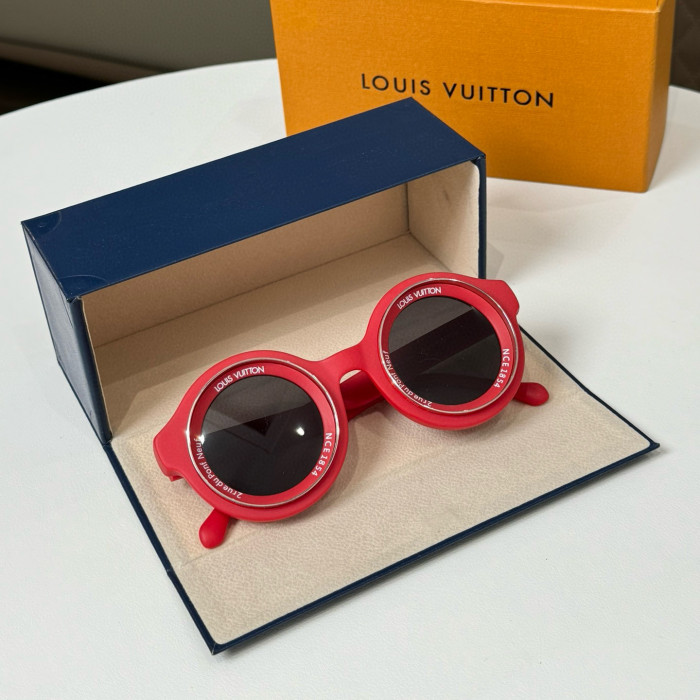 NIGO Louis Vuitton Men's Solid Color Round Sunglasses Eyewear Glasses #nigo189514