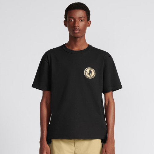 NIGO Dior Men's Summer Embroidered Round Label Solid Colour Round Neck Cotton Short Sleeve T-Shirt #nigo97823