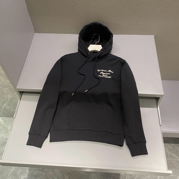 NIGO Dior Men's Autumn and Winter Solid Colour Embroidered Logo Pullover Thickened Hooded Sweatshirt #nigo97852