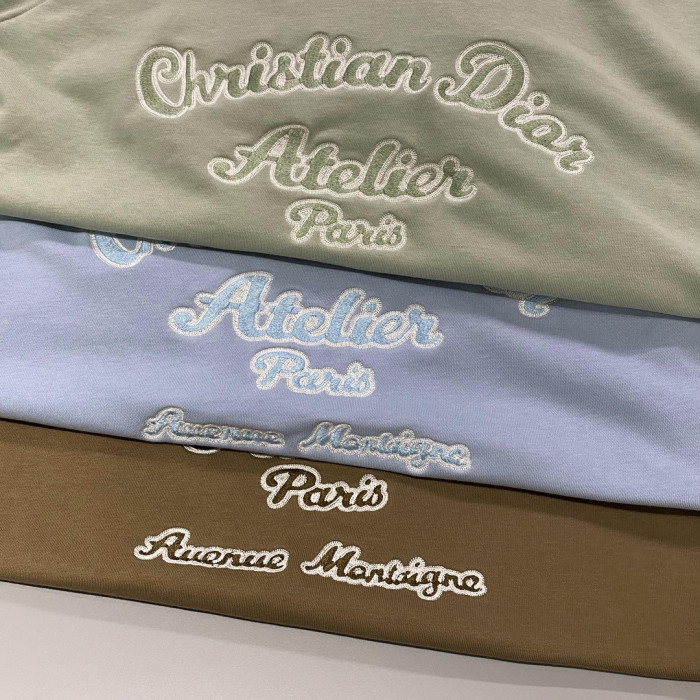 NIGO Dior Men's Autumn and Winter Solid Colour Embroidered Logo Pullover Thickened Hooded Sweatshirt #nigo97852