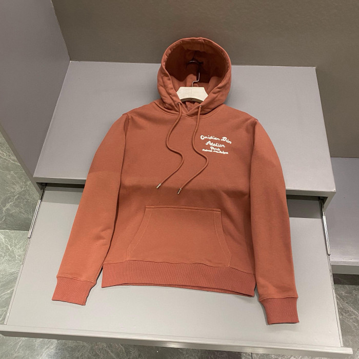 NIGO Dior Men's Autumn and Winter Solid Colour Embroidered Logo Pullover Thickened Hooded Sweatshirt #nigo97852