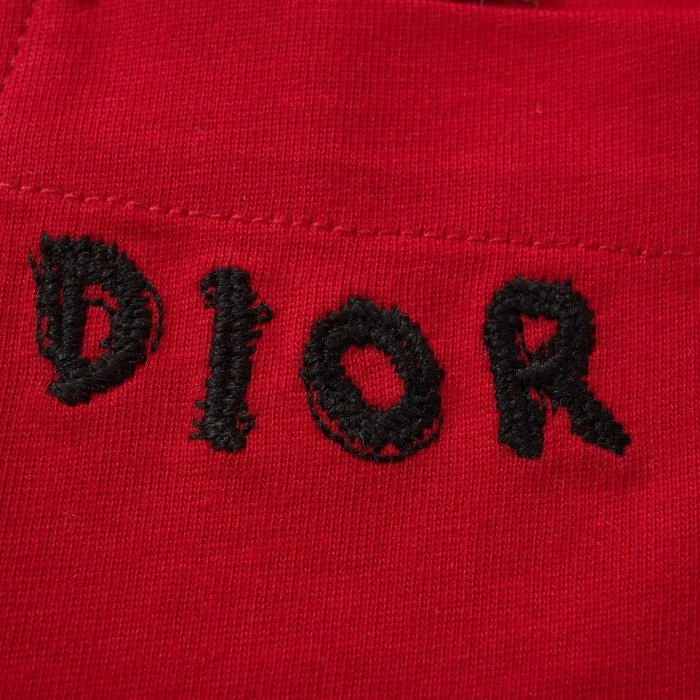 NIGO Dior Men's Summer Chest Embroidery Logo Cotton Round Neck Short Sleeve T-Shirt #nigo97849