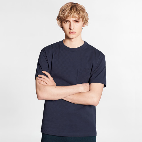 NIGO Louis Vuitton Men's Summer Solid Colour Round Neck Chest Strap Cotton Short Sleeve T-Shirt #nigo97859