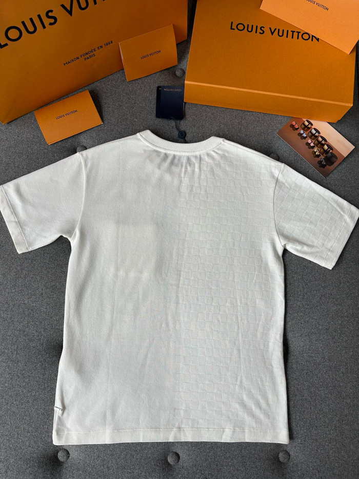 NIGO Louis Vuitton Men's Summer Solid Colour Round Neck Chest Strap Cotton Short Sleeve T-Shirt #nigo97859