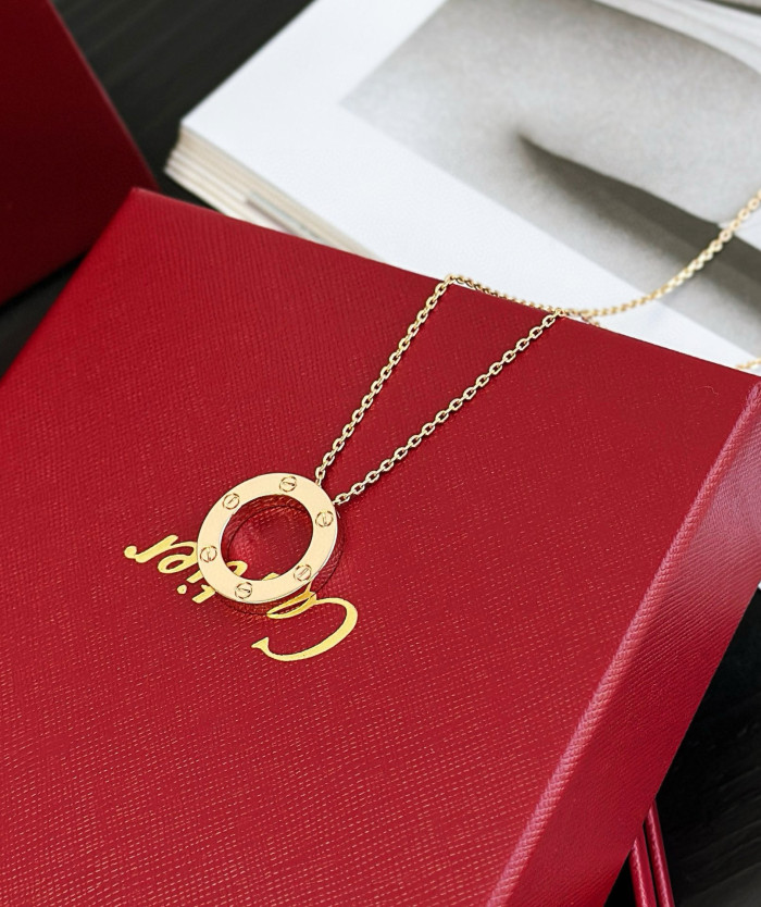 NIGO Cartier Women's Love Simple Comfort Fashion Gold Necklace Jewellery #nigo97873