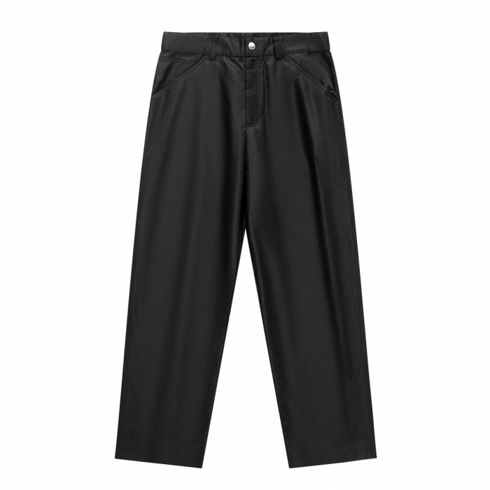NIGO Prada Men's Spring And Autumn Nylon Lapel Single-Breasted Long-Sleeved Shirt Casual Trousers Pants Suit Set #nigo97887