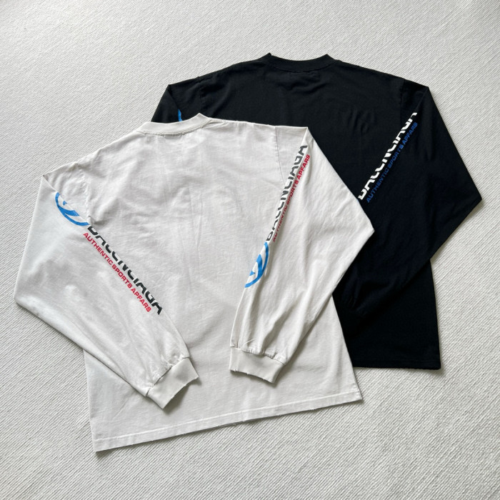 NIGO Balenciaga Men's and Women's Spring and Autumn Letter Printed Round Neck Cotton Raglan Sweatshirt Pullover #nigo97891