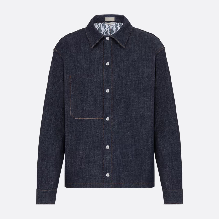 NIGO Dior Men's Spring and Autumn Printed Blend Long Sleeve Denim Shirt Jacket Slim Cropped Mid-Rise Jeans Pants Suit Set #nigo97916
