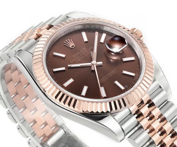 NIGO Rolex Men's 41mm Gold Dial Oyster Logbook Series Automatic Mechanical Movement 100m Water Resistant Watch #nigo97927