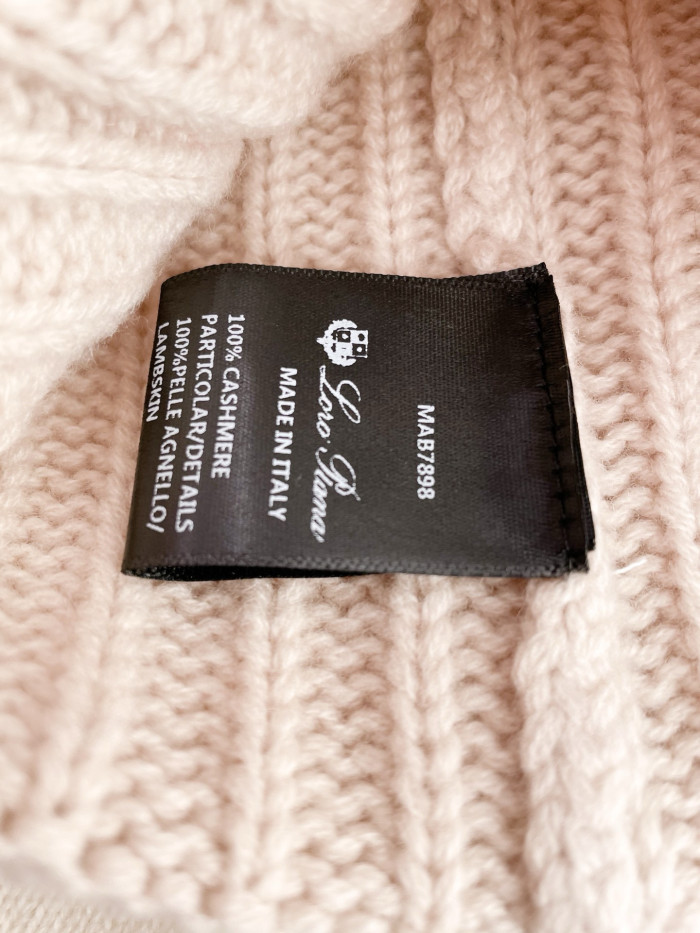 NIGO Loro Piana Men's And Women's Autumn And Winter Cashmere Three-Dimensional Solid Color Knitted Hat Cap #nigo97936