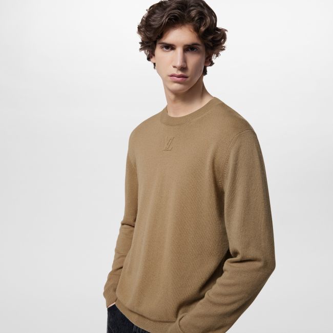 NIGO Louis Vuitton Men's Spring and Autumn Embossed Logo Solid Color Hooded Sweatshirt Pullover #nigo97941
