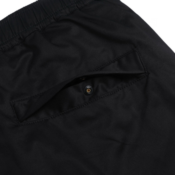 NIGO Stone Island Men's Fall Black Cotton Guide Pin Patch Casual Straight Loose Work Pants #nigo97966