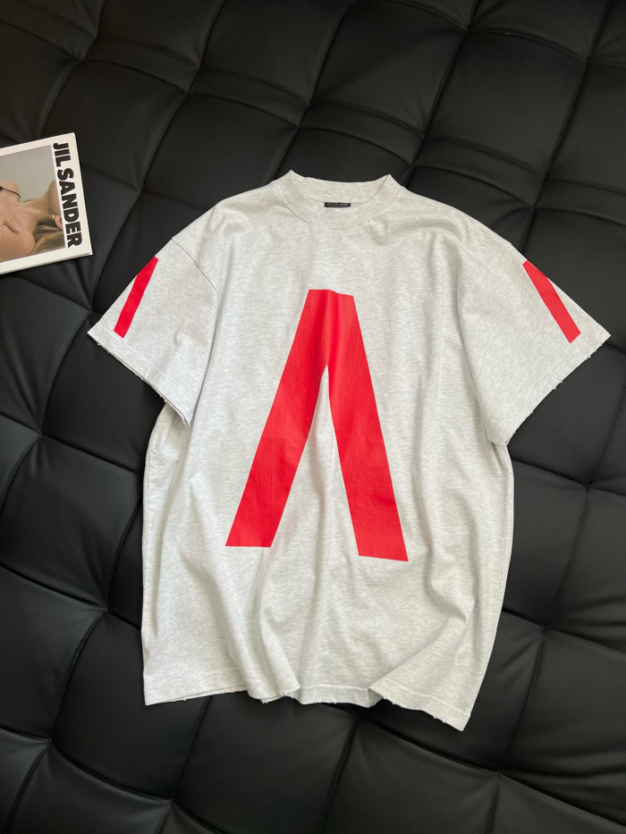 NIGO Balenciaga Music丨Archive Series Men's Summer Logo Cotton Round Neck Short Sleeve T-Shirt Top #nigo97375