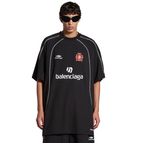 NIGO Balenciaga Men's and Women's Solid Color Logo Round Neck Casual Short Sleeve Manchester United Soccer T-Shirt #nigo97973