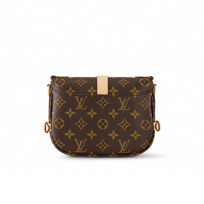 NIGO Louis Vuitton Ladies Brown Saumur BB Detachable Adjustable Shoulder Strap Coated Canvas Quilted Cowhide Shoulder Slanting Handbag Bag Bags #nigo98113