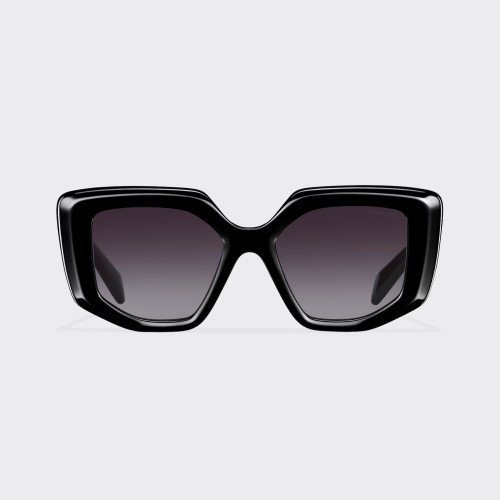 NIGO Prada Women's Triangle Logo Solid Color Acetate Irregular Shape Sunglasses Eyeglasses Glasses #nigo97988