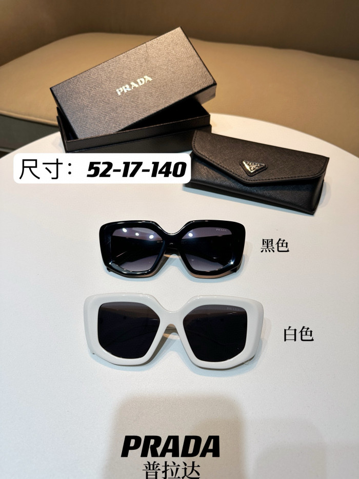 NIGO Prada Women's Triangle Logo Solid Color Acetate Irregular Shape Sunglasses Eyeglasses Glasses #nigo97988