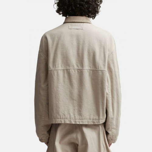 NIGO Jacquemus Men's Spring And Summer Fashion Short Solid Color Lapel Zipper Cotton Jacket Retro Casual Jacket Ngvp #nigo7685