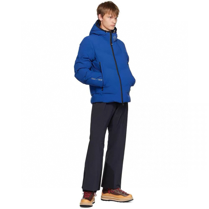NIGO Moncler Men's Winter Solid Color Logo Printed Hooded Zipper Long Sleeve Arcesaz Short Puffer Down Jacket #nigo98135