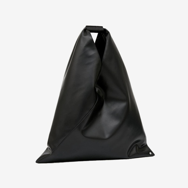 NIGO Maison Margiela Women's Fashion Casual Triangle Handbag Temperament Lychee Grain Cowhide Large Tote Bucket Bag Ngvp #nigo7713