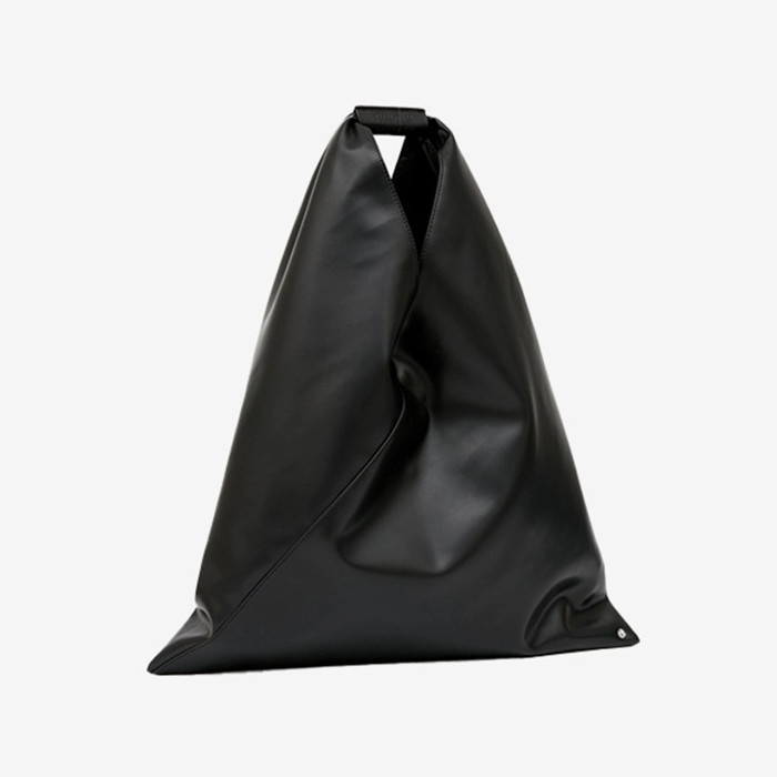 NIGO Maison Margiela Women's Fashion Casual Triangle Handbag Temperament Lychee Grain Cowhide Large Tote Bucket Bag Ngvp #nigo7713