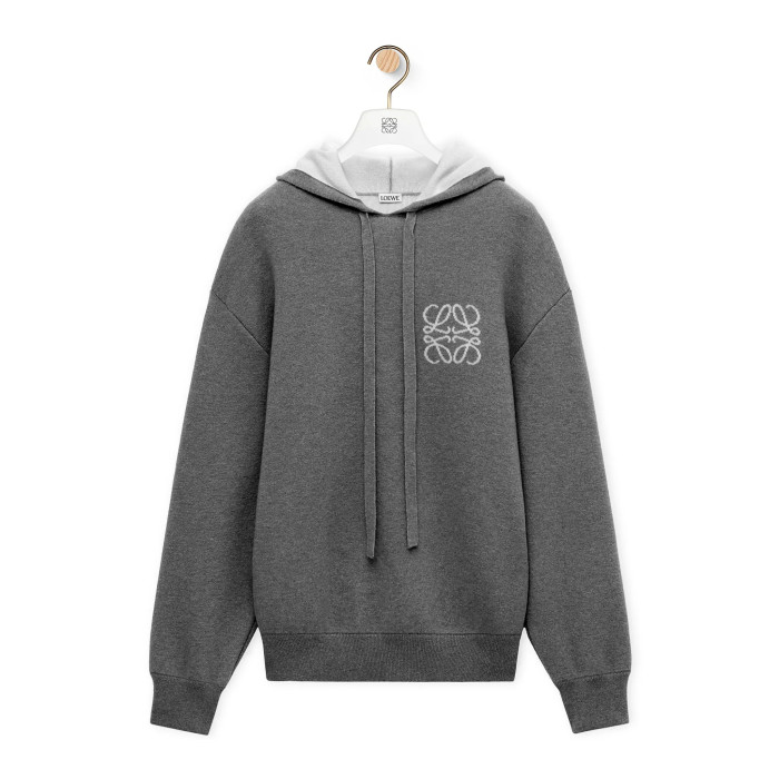 NIGO Loewe Men's And Women's Spring and Autumn Solid Color Cashmere Long Sleeve Hooded Sweatshirt Pullover #nigo98148