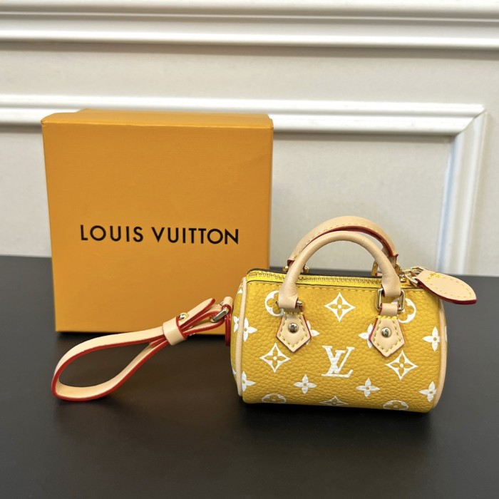 NIGO Louis Vuitton Men's Women's Mini Pillow Bag Pendant Old Flower Print Checkerboard Checkerboard Accessory #nigo98156
