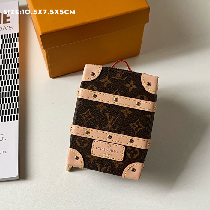 NIGO Louis Vuitton Men's Women's Mini Handbag Pillow Bag Pendant Old Floral Checkerboard Colorblocking Accessories #nigo98155