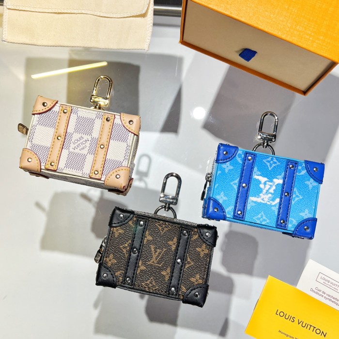 NIGO Louis Vuitton Men's Women's Mini Handbag Pillow Bag Pendant Old Floral Checkerboard Colorblocking Accessories #nigo98155