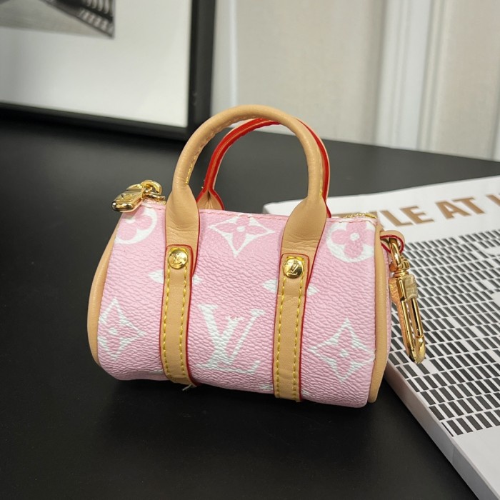 NIGO Louis Vuitton Men's Women's Mini Handbag Pillow Bag Pendant Old Floral Checkerboard Colorblocking Accessories #nigo98155