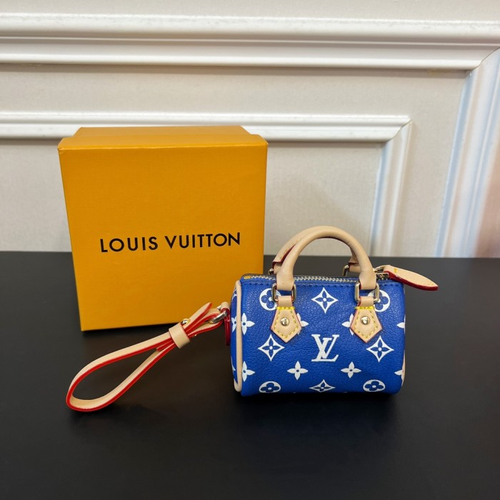 NIGO Louis Vuitton Men's Women's Mini Pillow Bag Pendant Old Flower Print Checkerboard Checkerboard Accessory #nigo98156