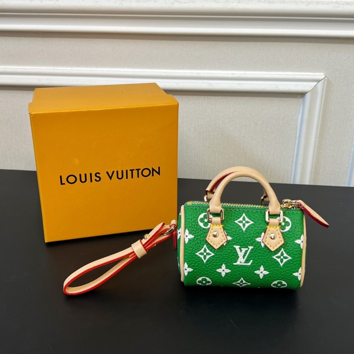 NIGO Louis Vuitton Men's Women's Mini Pillow Bag Pendant Old Flower Print Checkerboard Checkerboard Accessory #nigo98156